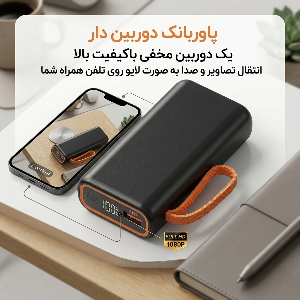 پاوربانک دوربین دار
